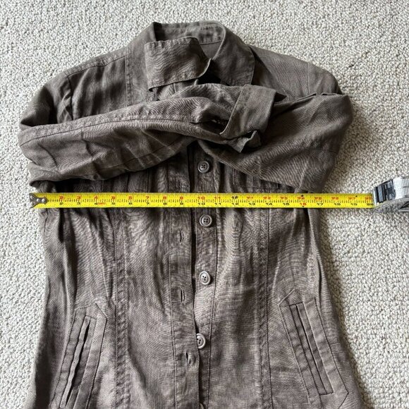 CABI Sahara Linen Utility Jacket S Sahara Utility Field Jacket - Picture 9 of 10